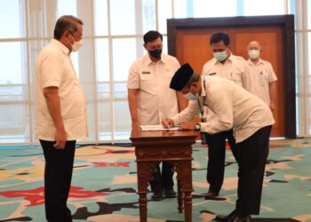 sertijab di lingkungan sekretariat daerah