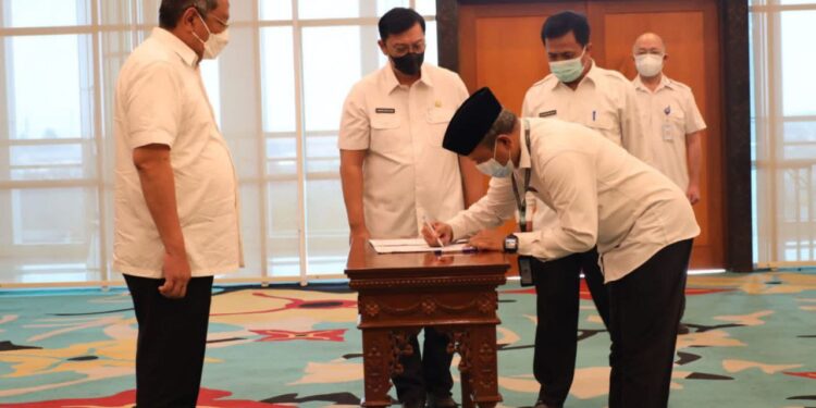 sertijab di lingkungan sekretariat daerah