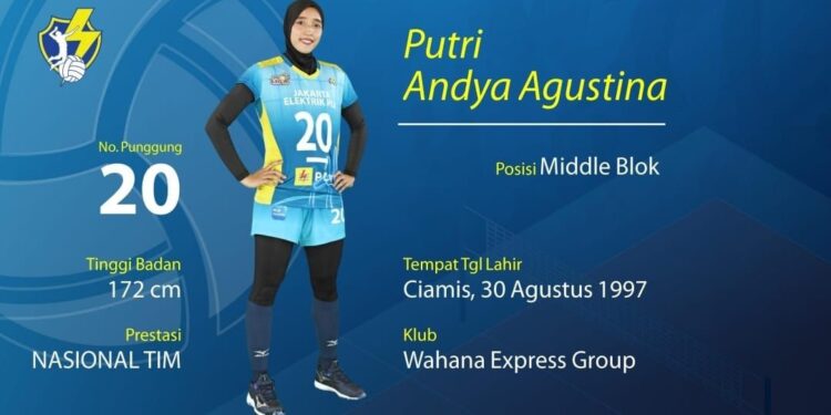 putri andya agustina tim jakarta elektrik pln