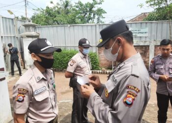 penertiban seragam satpam di serang