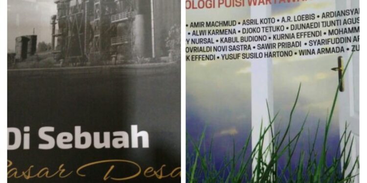 Pintu Langit dan Di Sebuah Pasar Desa, antologi puisi dan Cerpen HPN 2022