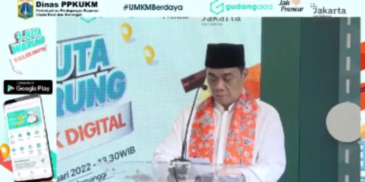 wakil gubernur dki jakarta resmikan program 1 juta warung melek digital