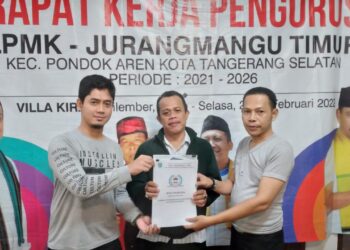 Camat Pondok Aren Buka Raker Pengurus LPMK Juramangu Timur, Kuatkan Sinergitas Pengurus