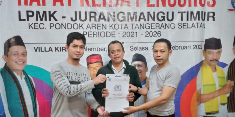Camat Pondok Aren Buka Raker Pengurus LPMK Juramangu Timur, Kuatkan Sinergitas Pengurus