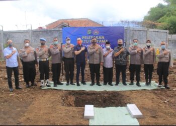 Peletakan Batu Pertama pembangunan 20 kelas baru SPN PMJ