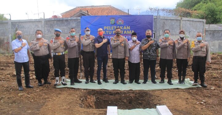Peletakan Batu Pertama pembangunan 20 kelas baru SPN PMJ
