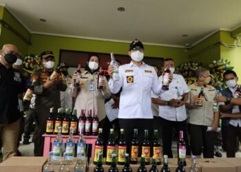 Wakil Wali Kota Apresiasi Kinerja Satpol PP, Berhasil Sita Minuman Beralkohol