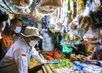 Sidak Pasar, Walikota Bersama Wakil Menteri Pertanian Antisipasi Lonjakan Harga Jelang Ramadhan