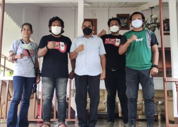 Bupati Flores Timur, Anton Gege Hadjon Sambut Kedatangan Tim JKW-PWI