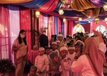 Gaia Bumi Raya City Ajak 100 Anak Yatim dan Dhuafa Buka Puasa Bersama, Suguhkan Berbagai Hiburan dan Rekreasi di Mal