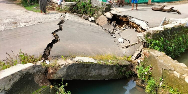 Pemkot Tangsel Langsung Tangani Jembatan Amblas di Puri Pamulang