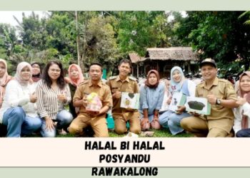 Penuh Kekeluargaan Halal Bihalal Posyandu Rawakalong