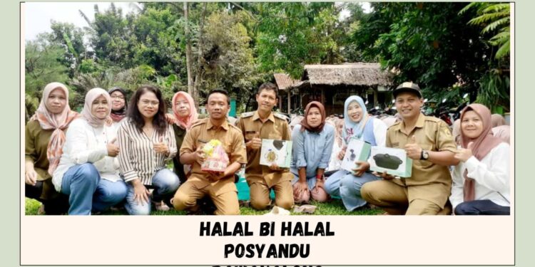 Penuh Kekeluargaan Halal Bihalal Posyandu Rawakalong