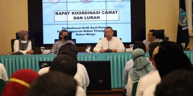 Bahas Draf Perwal RT dan RW, Pemkot Tangsel Akan Naikan Insentif