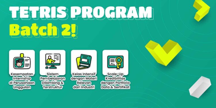 Tetris Program Batch 2 DQLab Kembali Hadir Berikan Beasiswa Data Science & Kesempatan Berkarir