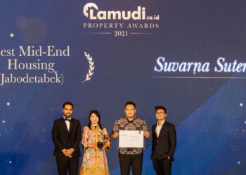 Suvarna Sutera Raih 2 Penghargaan di Ajang Lamudi.co.id Property Award 2021