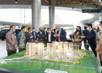 Menteri Perdagangan dan Industri Singapura Gan Kim Yong Kunjungi Kawasan Transportasi Multimoda Pertama di Jabodetabek