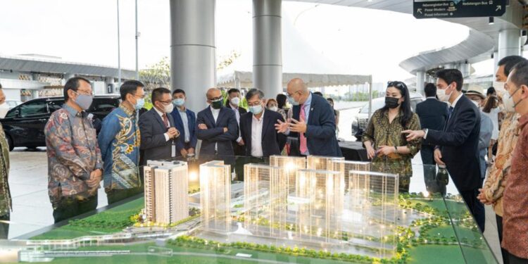Menteri Perdagangan dan Industri Singapura Gan Kim Yong Kunjungi Kawasan Transportasi Multimoda Pertama di Jabodetabek