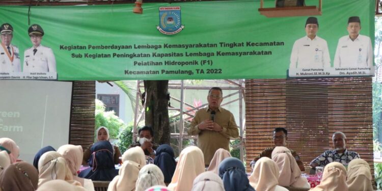 Buka Pelatihan Hidroponik Benyamin : Solusi untuk Ketahanan Pangan di Perkotaan