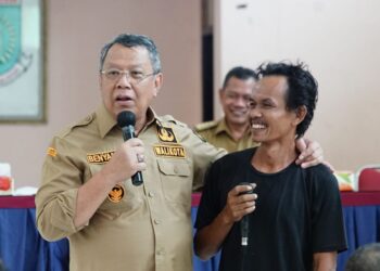 Buka Sosialisasi Perbaikan RUTLH Benyamin : Tahun ini 150 Rumah Tidak Layak Huni Diperbaiki