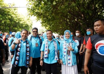 Sarah Azzahra & Fahri Hamzah Daftar KPU: Partai Gelora Siap Menang Pemilu 2024