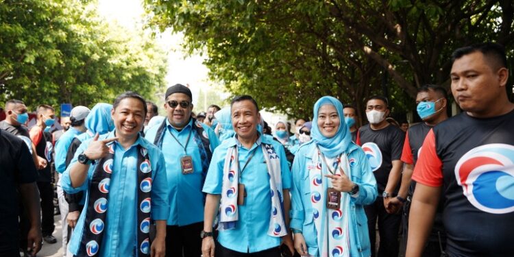 Sarah Azzahra & Fahri Hamzah Daftar KPU: Partai Gelora Siap Menang Pemilu 2024