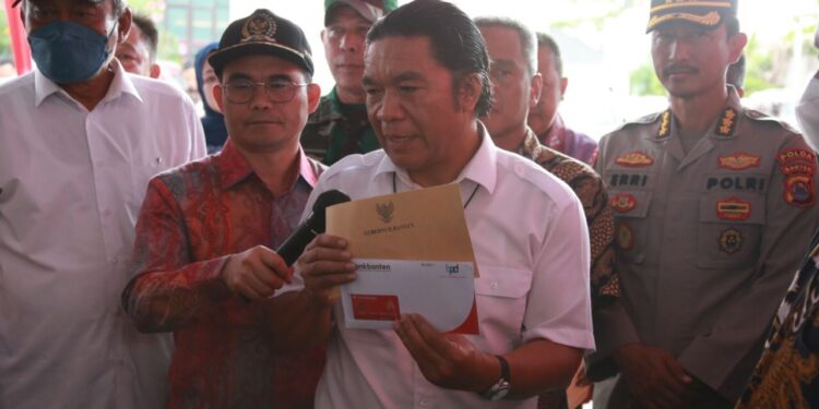 Pemprov Banten Menjadi Daerah Pertama Penyaluran BLT BBM dari APBD