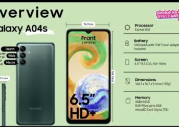 Samsung Luncurkan Smartphone Galaxy AO4s