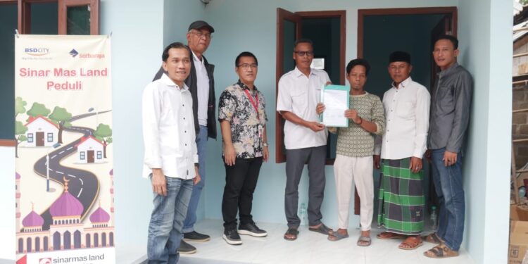 Sinar Mas Land Kembali Wujudkan Kepedulian Melalui Program Renovasi Rumah Warga di Sekitar BSD City
