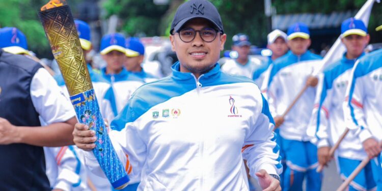 Pemkot Tangsel Lepas Kirab Obor Porprov VI Banten Menuju Tangerang