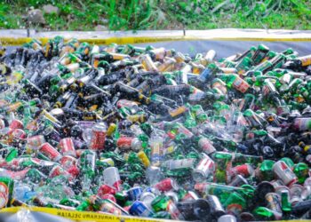 Pemkot Tangsel Bersama Forkopimda Musnahkan Ribuan Botol Miras