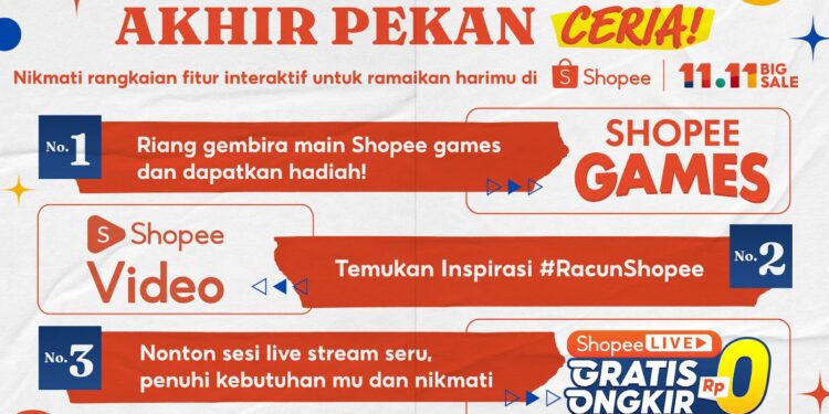 Agenda Akhir Pekan Ceria bersama Shopee 11.11 Big Sale