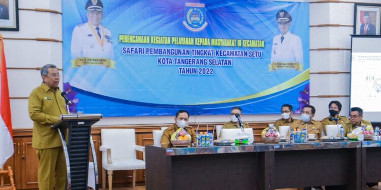 Gelar Safari Pembangunan, Benyamin : Sektor Ekonomi Kreatif Jadi Andalan di Tangerang Selatan