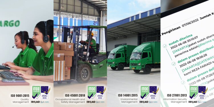 Jamin Kualitas Layanan, J&T Cargo Terapkan Standar Internasional 