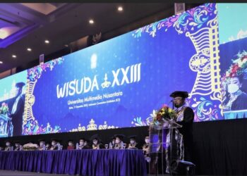 Wisuda XXIII UMN Luluskan 1130 Mahasiswa, 2 Diantaranya Lulusan Terbaik