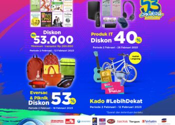 Promo Serba 53 di HUT ke-53 Gramedia: Modal Unduh MyValue Bisa Dapat Beragam Mega Diskon dan Hadiah Tanpa Undian