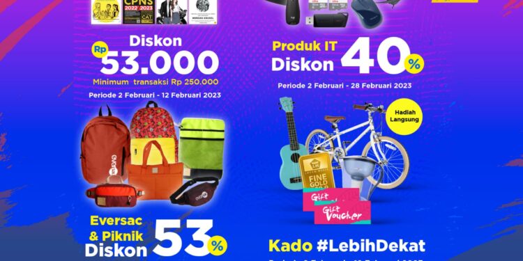 Promo Serba 53 di HUT ke-53 Gramedia: Modal Unduh MyValue Bisa Dapat Beragam Mega Diskon dan Hadiah Tanpa Undian