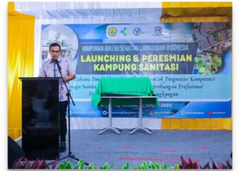 Hadiri Peresmian Kampung Sanitasi di Tangsel, Pilar Sambut Baik Program HAKLI