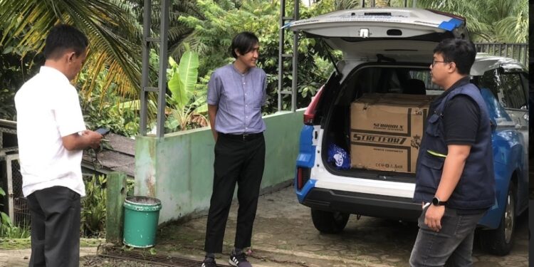 Universitas Multimedia Nusantara Hibahkan Genset untuk Aktivitas Kemanusiaan Gugus Mitigasi Lebak Selatan
