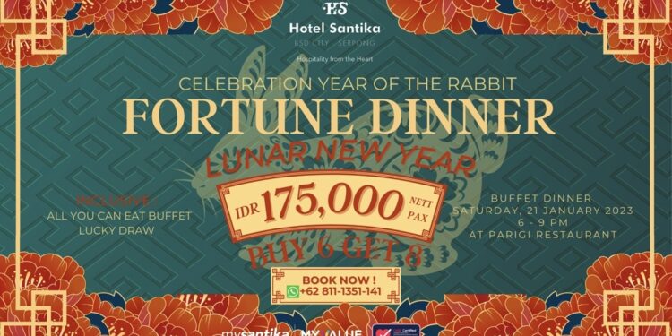 Fortune Dinner Hotel Santika BSD Makan Malam Penuh Keberuntungan