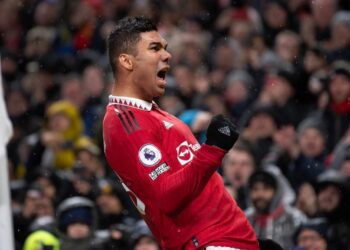 Casemiro menjadi satu-satunya pemain yang mendapat kartu merah saat Man Utd vs Crystal Palace