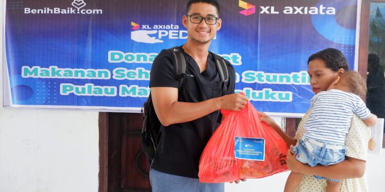 Aktif Ikut Cegah Stunting XL Axiata Bagikan Makanan Sehat di Aceh Hingga Maluku
