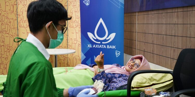 Dukung Kepedulian Sosial Masyarakat Ratusan Karyawan XL Axiata Ikut Donor Darah