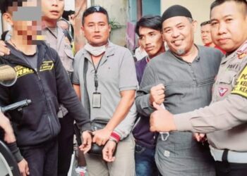 Polisi RW Polsek Kembangan Bersama Bhabinkamtibmas Berhasil Bekuk Pelaku Curanmor