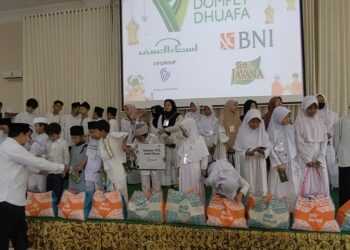 Berkolaborasi dengan Swasta dan BUMN, MGS Santuni Ratusan Yatim dan Dhuafa