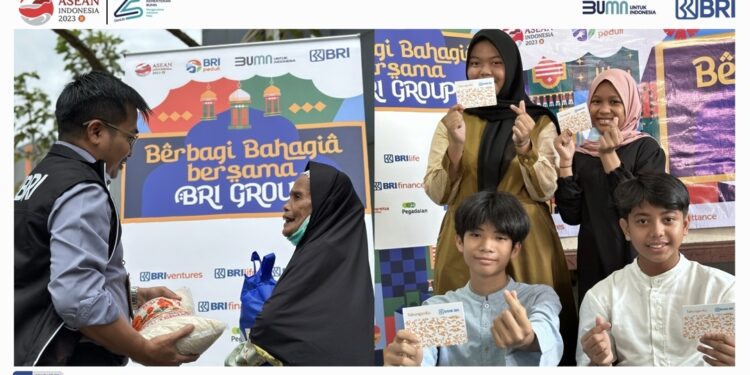 Memaknai Ramadhan, BRI Regional Office Jakarta 3 Santuni Seribu Lebih Yatim dan Dhuafa