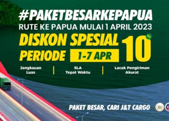 Mudahkan Pebisnis Sasar Konsumen Lebih Luas, J&T Cargo Buka Rute ke Papua