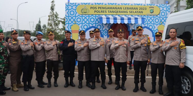 Kalemdiklat Polri Kunjungi Pos Pam TL. Froggy Ops Ketupat Lebaran 2023, Polres Tangsel Siap Siaga Laksanakan Pengamanan Dan Pelayanan Masyarakat