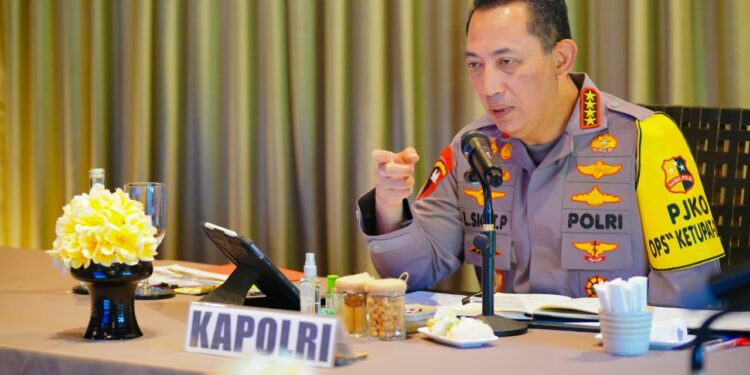 Kapolri ke Jajaran saat Arus Balik: Sosialisasikan Rekayasa Lalin Secara Cepat