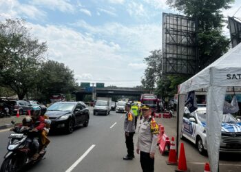 Tahap Arus Balik Pemudik, Kabagops Polres Tangsel Cek Kesiapsiagaan Pos Yan Bitung Ops Ketupat Jaya 2023